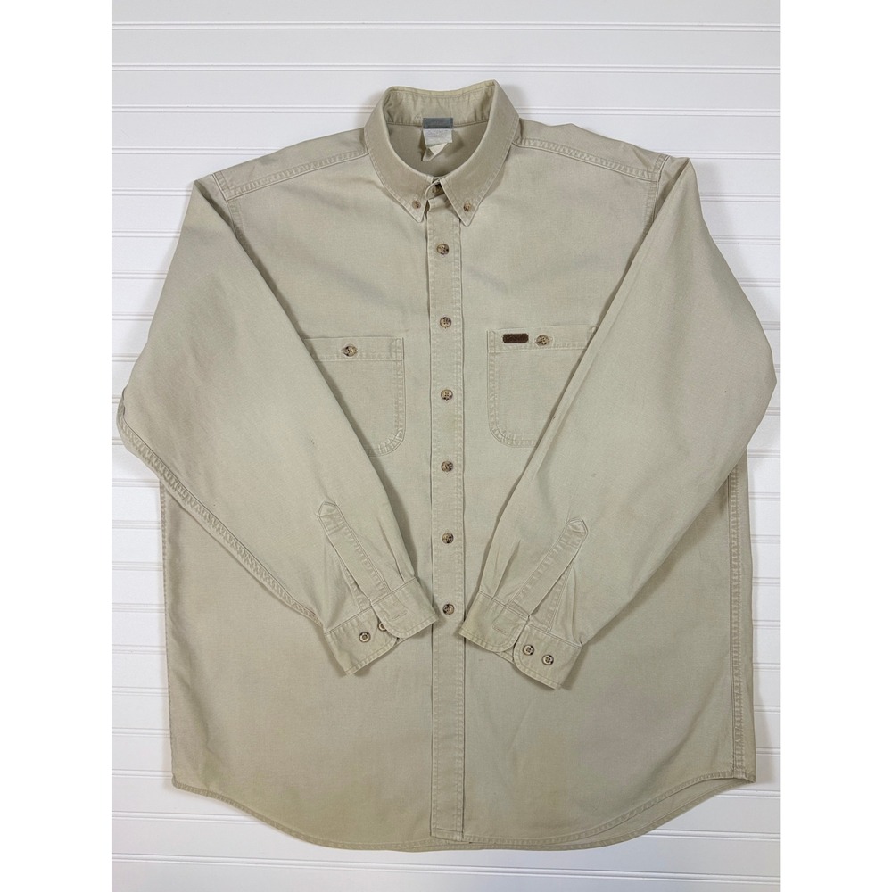 Carhartt Heavyweight Work Shirt Relaxed Fit Button‎ Front - READ FLAWS